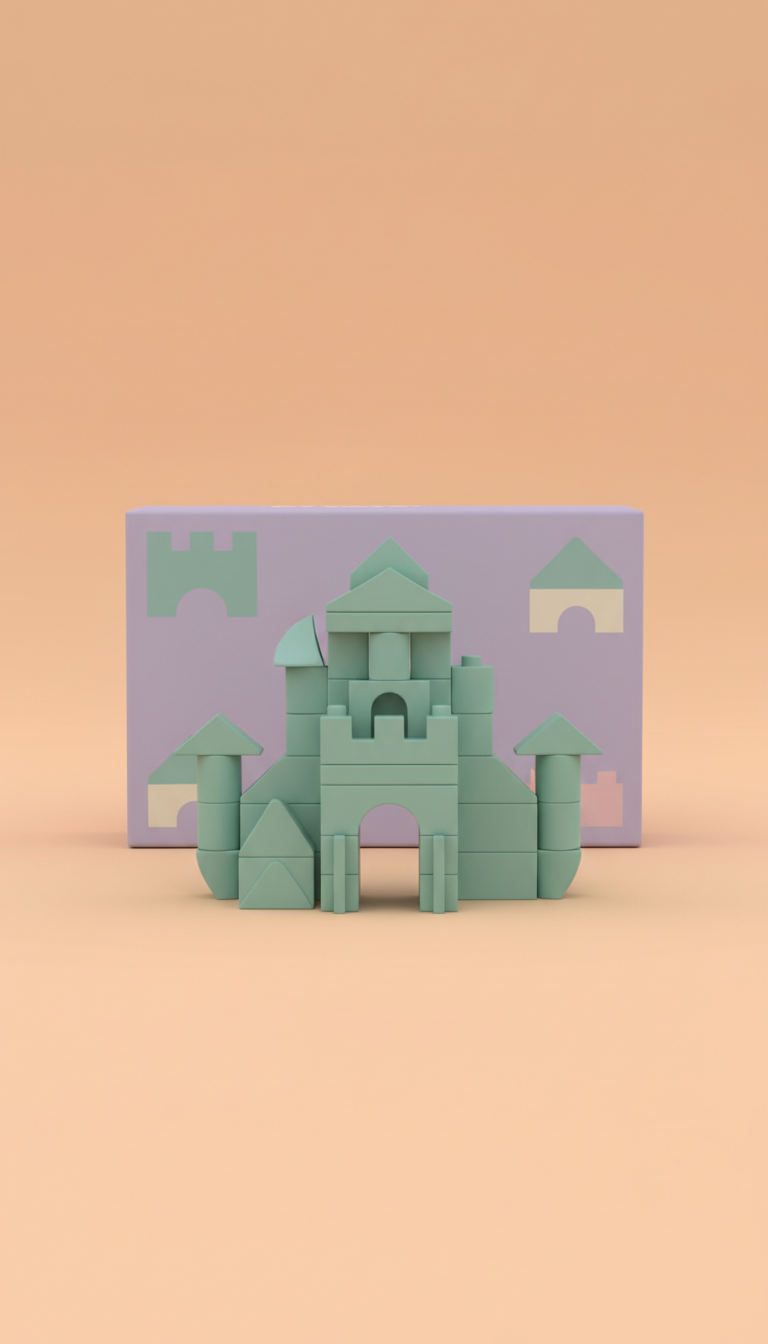 Seafoam Green Building Block Set