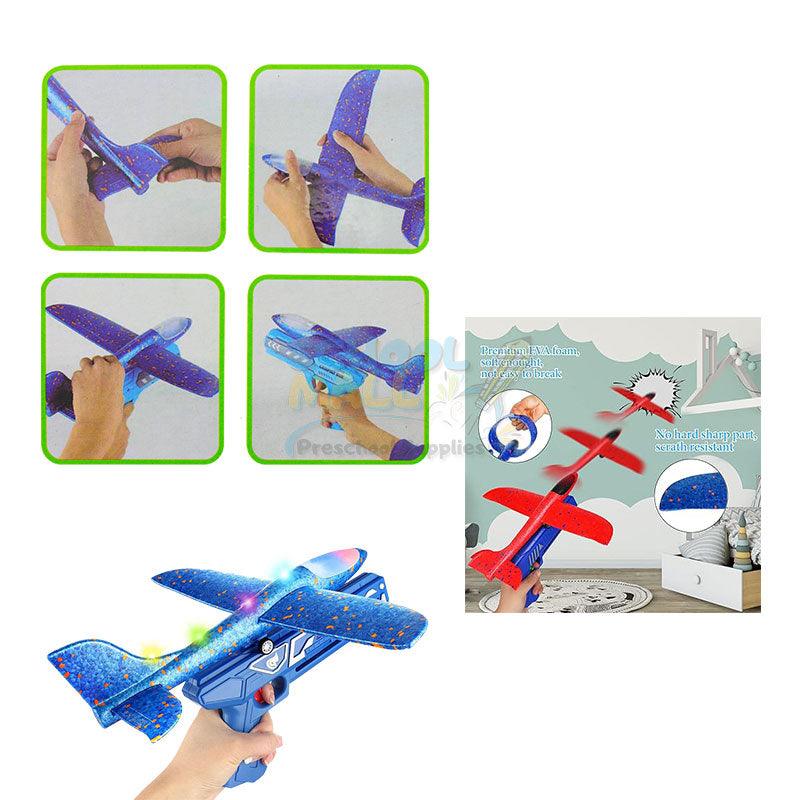 Airplane Launching Gun – LED for Kids (Outdoor Flying Toy)