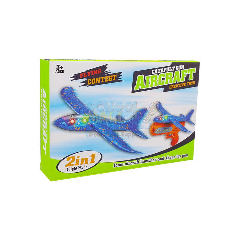 Airplane Launching Gun – LED for Kids (Outdoor Flying Toy)
